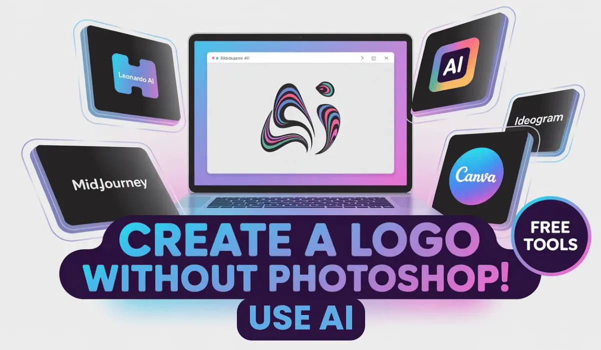 How to Create a Logo in Canva or Using AI Without Using Photoshop (Complete Guide)