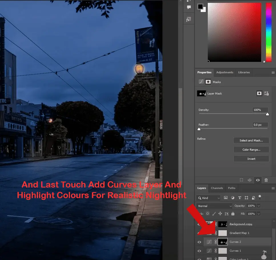 How to Change Day to Night Photo in Photoshop